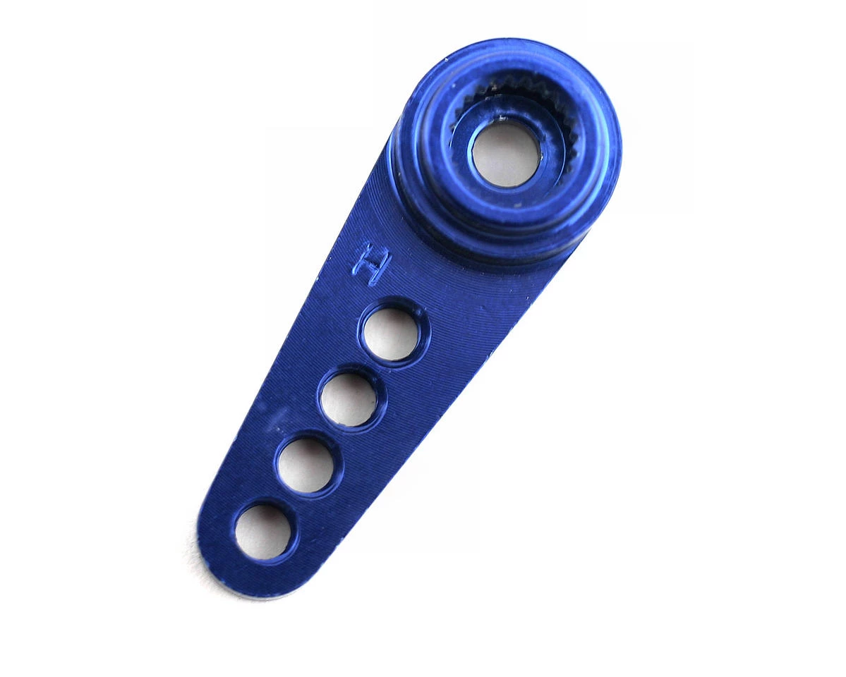 Dynamite Machined Aluminum Hitec Servo Horn (Blue) 1 Dynamite Machined Aluminum Hitec Servo Horn (Blue)