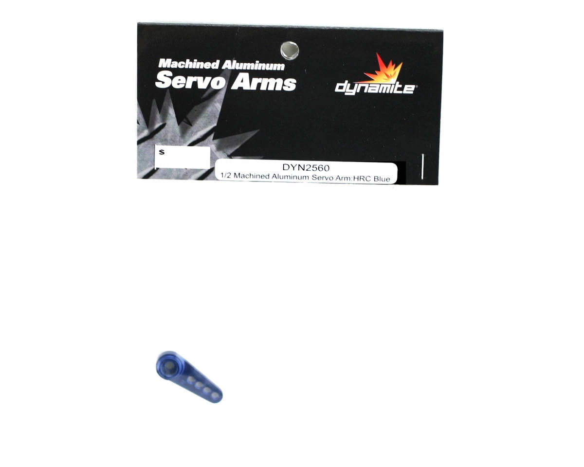 Dynamite Machined Aluminum Hitec Servo Horn (Blue) 2 Dynamite Machined Aluminum Hitec Servo Horn (Blue) - Image 2