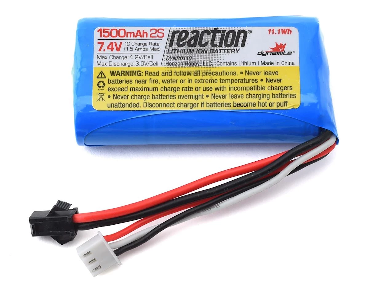 Dynamite Jet Jam Pool Racer 2S Li-Ion Battery (7.4V/1500mAh) 1 Dynamite Jet Jam Pool Racer 2S Li-Ion Battery (7.4V/1500mAh)