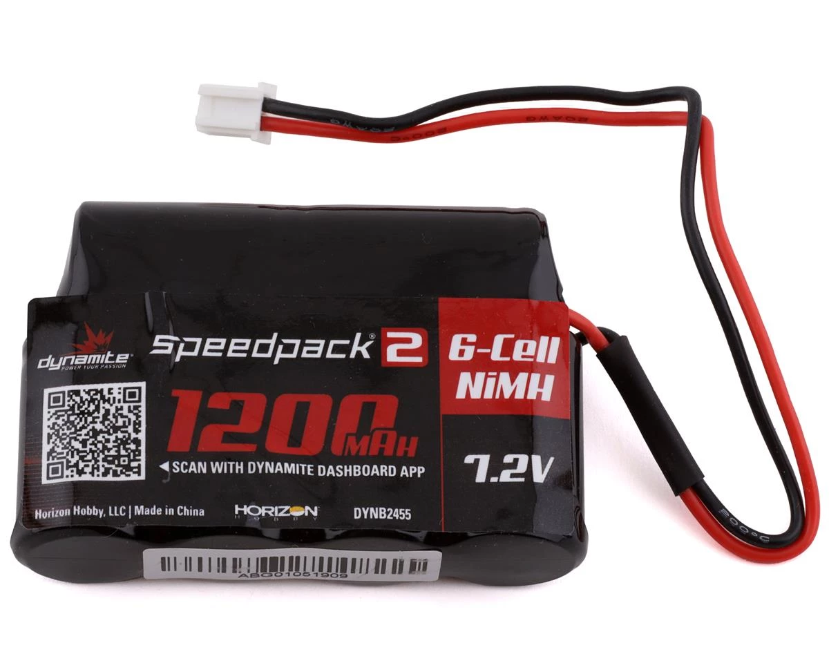 Dynamite Speedpack2 6-Cell NiMH Battery Pack (7.2V/1200mAh) 1 Dynamite Speedpack2 6-Cell NiMH Battery Pack (7.2V/1200mAh)