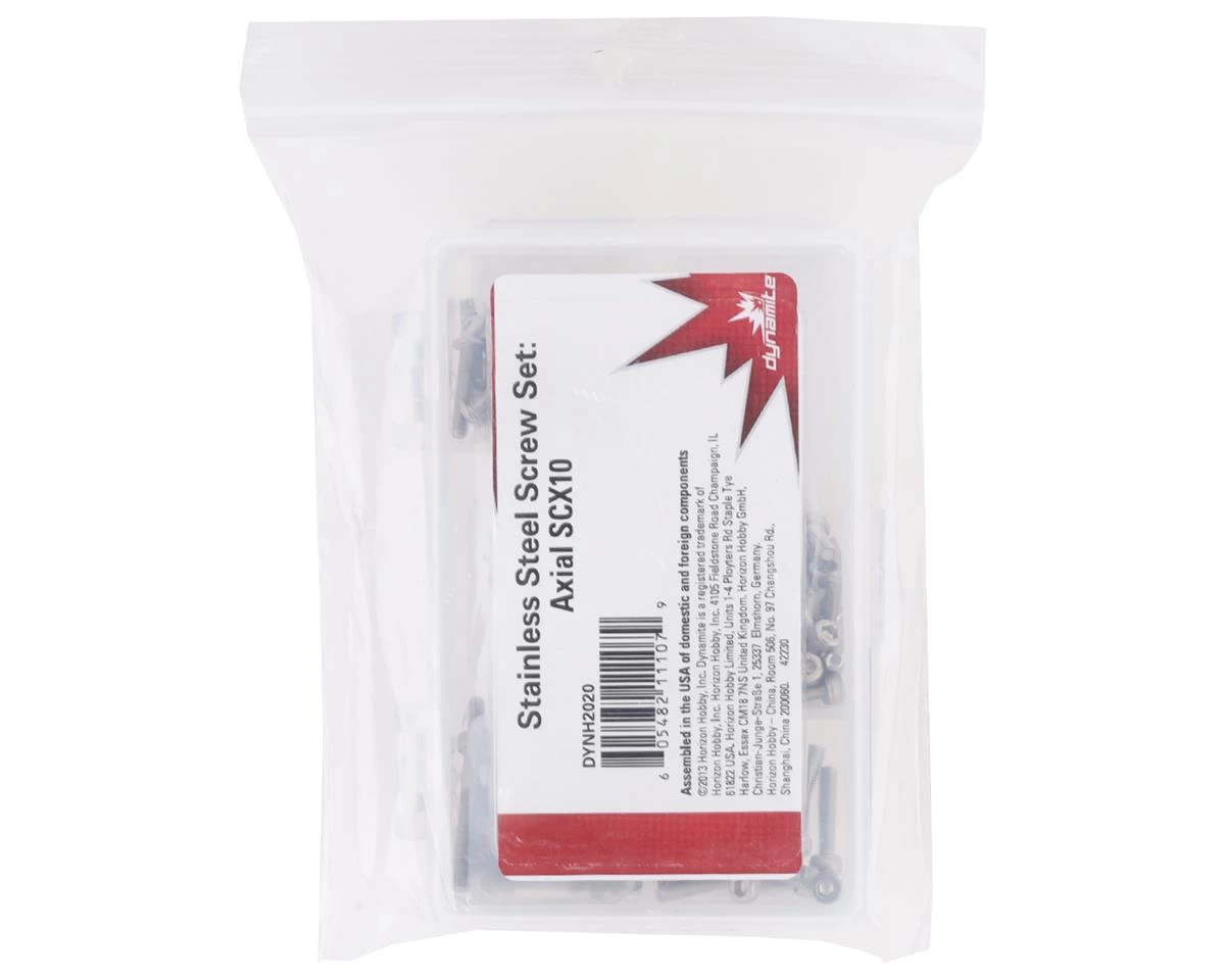 Dynamite Axial SCX10 Stainless Steel Screw Set 2 Dynamite Axial SCX10 Stainless Steel Screw Set - Image 2
