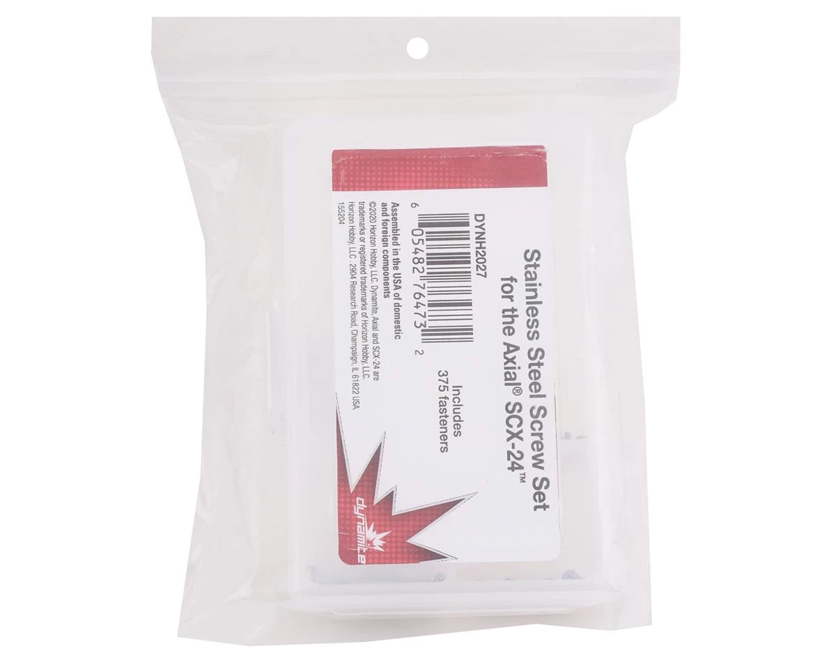 Dynamite Axial SCX24 Stainless Steel Screw Set 2 Dynamite Axial SCX24 Stainless Steel Screw Set - Image 2