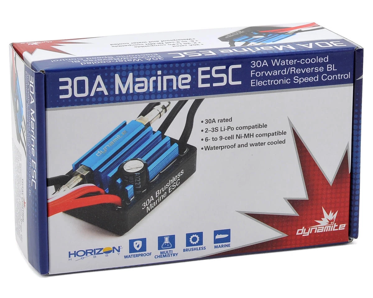 Dynamite 30A Brushless 2-3S Marine ESC 2 Dynamite 30A Brushless 2-3S Marine ESC - Image 2
