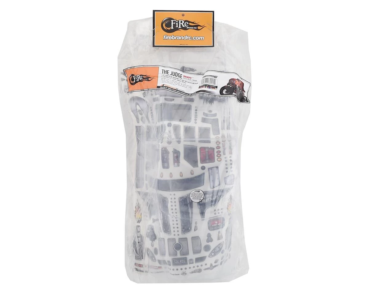 Firebrand RC The Judge Monster Truck Body (Clear) 2 Firebrand RC The Judge Monster Truck Body (Clear) - Image 2