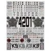 Firebrand RC State Trooper Decal Sheet (8.5x11")