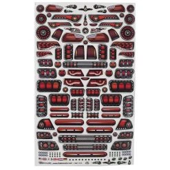 Firebrand RC Tail Lights Multi-Fit Decal Sheet (8.5x14")