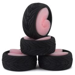 Firebrand RC Fang RT On-Road Race Treads Tires w/Foams (4)