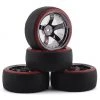 Firebrand RC Highfive D29 Pre-Mounted Slick Drift Tires (4) (Smoke Chrome) w/D2 Tires, 12mm Hex & 9mm Offset