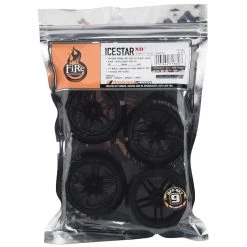 Firebrand RC Icestar XD9 0° Pre-Mounted Slick Drift Tires (4) (Black) w/Blade Tires, 12mm Hex & 9mm Offset -Cheap Dynamite Store fbr1wheice607 2